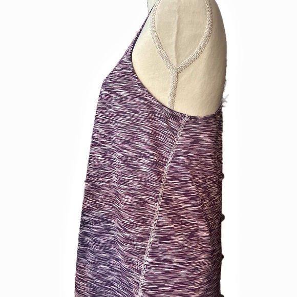 Casual Heathered Purple Tank Top - Picture 2 of 5